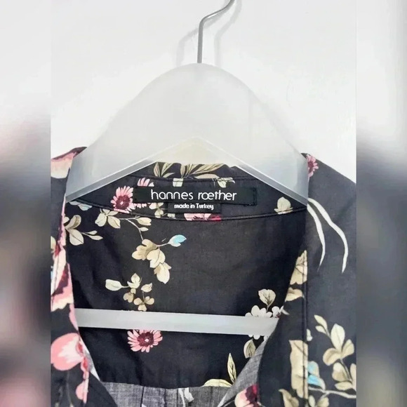 HANNES ROETHER Floral Dress With Pockets Like New Size XL - Picture 2 of 5